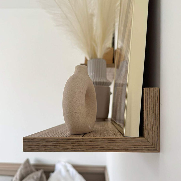 MOBILI FIVER, 2er-Set Rachele Regale, 60 cm, Eiche, Made In Italy 60 x 17 x 8 cm Eiche, 60 x 17 x 8