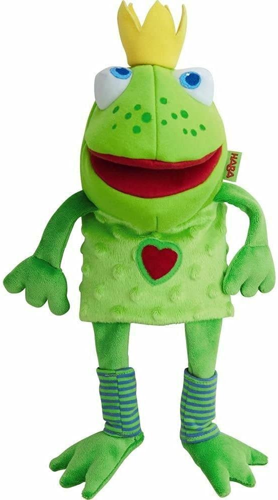 HABA 300490 - Handpuppe Froschkönig