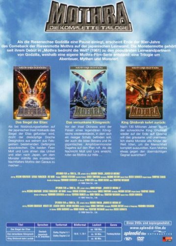 Mothra - Die komplette Trilogie [3 DVDs], DVD
