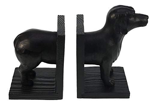 Meander - 37T652 - Buchstützen Dackel, 23x11,5x18,5cm, Polyresin, 3,6 KG