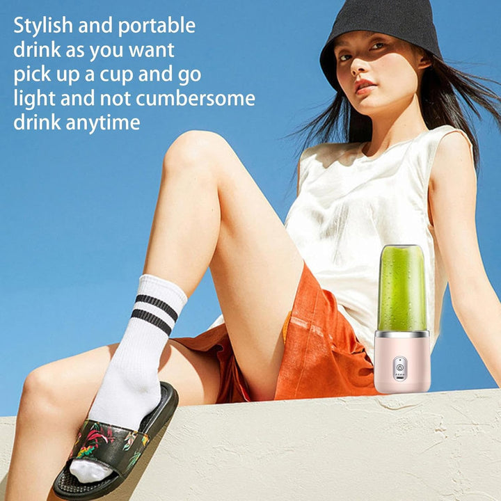 Tragbarer Mixer, tragbarer persönlicher Mixer, Saftflaschenmischer, wiederaufladbar, Reise-Entsafter