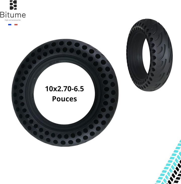 Bitume Reifen 10 x 2,70 – 6,5 (49,5 mm) für Elektroroller Dualtron 3, Victor, Hitway H5, Speedway 5
