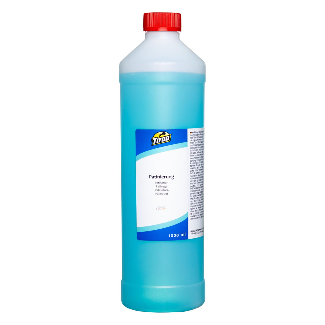 Patinierung (1000 ml) - Messing/Kupfer/Bronze patinieren, Patiniermittel - Patina Farbe, 1000 ml