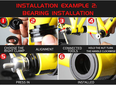 Lixada Quick Release Conversion Fahrrad Unterseite Kit zum Installieren und Entfernen der Halterung