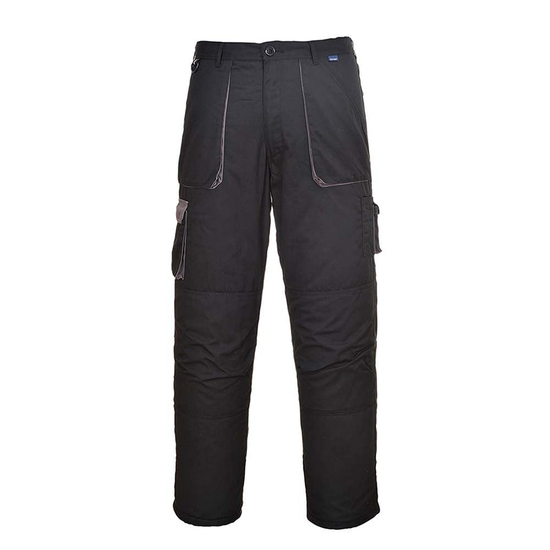 Portwest Portwest Texo Kontrast-Hose, Grösse: M, Farbe: Schwarz, TX11BKRM M / 31" Regular Schwarz/Gr