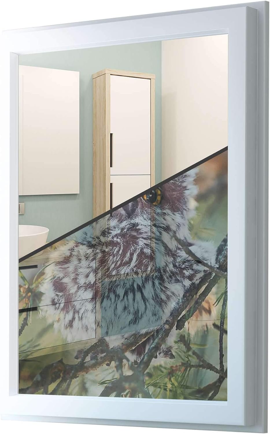 Fenster-Folie Sichtschutz I Folie für Fenster Deko - Fensterbild selbstklebend I Deko für Bad, Küche