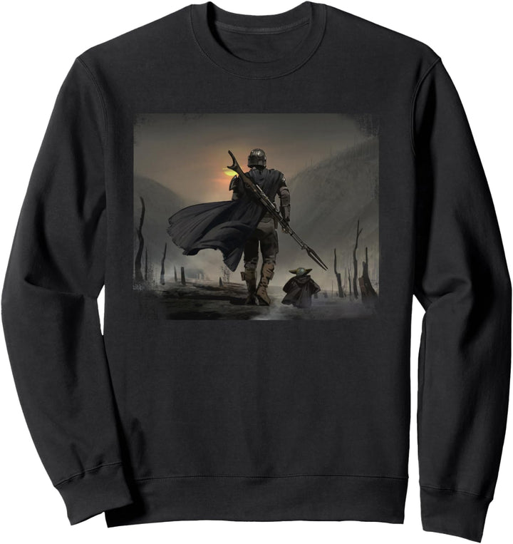 Star Wars The Mandalorian Mando and the Child Walk Sweatshirt