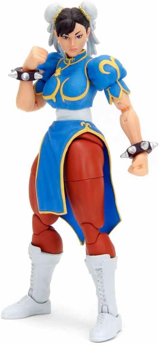 Jada Toys Street Fighter Figur Chun-LI (15 cm) - bewegliche Sammel- und Actionfigur aus Street Fight