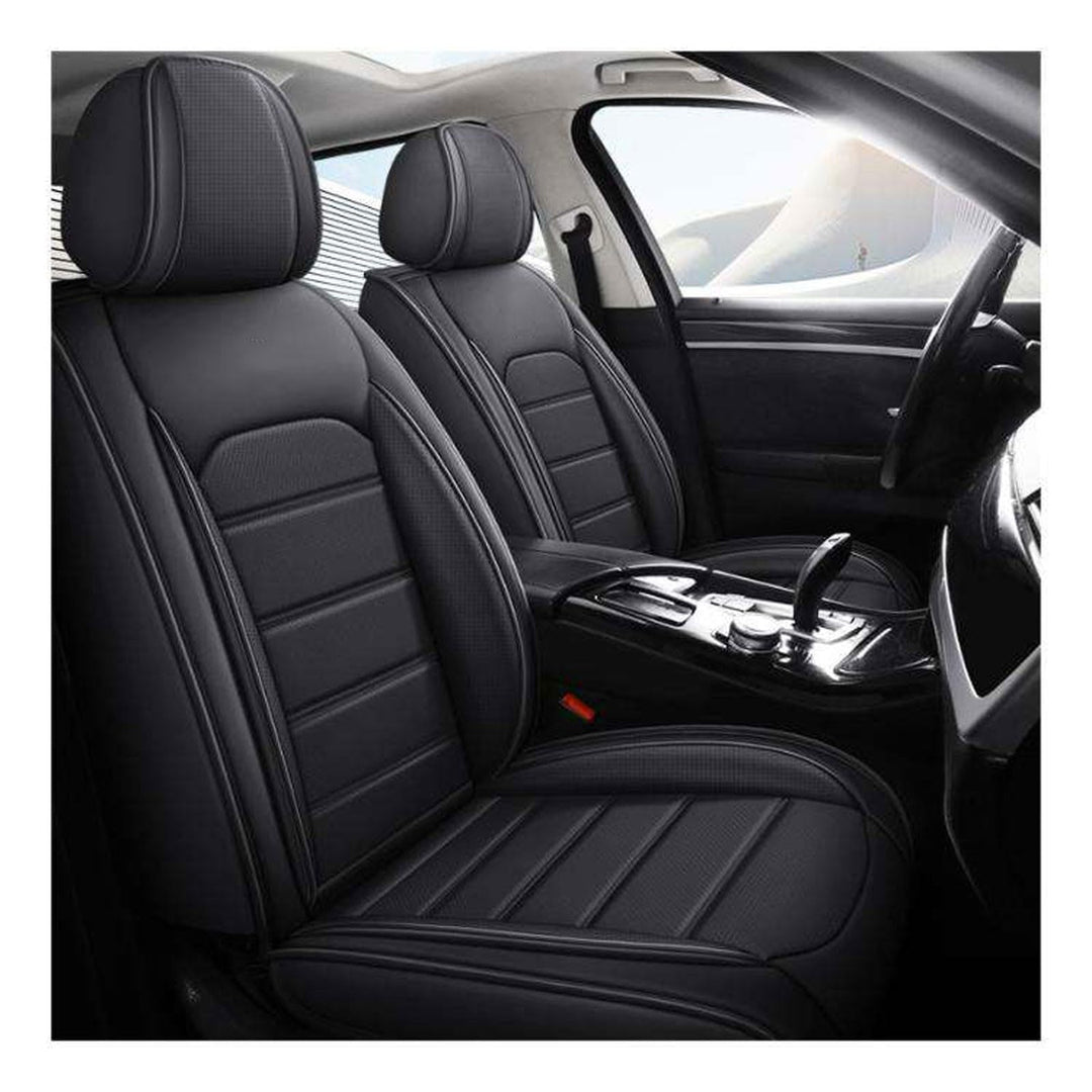 Sitzbezüge Auto 5 Stück für 𝖬𝖾𝗋𝖼𝖾𝖽𝖾𝗌-Benz E 300 Sitzbezug Auto Set Leder Vordersitze Schonbezug Auto