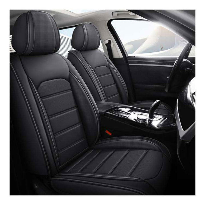 Sitzbezüge Auto 5 Stück für 𝖬𝖾𝗋𝖼𝖾𝖽𝖾𝗌-Benz E 300 Sitzbezug Auto Set Leder Vordersitze Schonbezug Auto