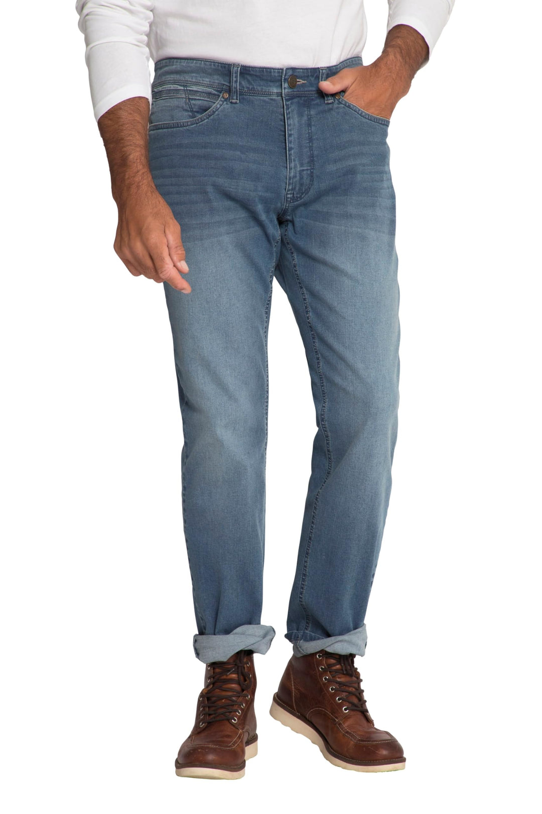 JP 1880 Herren grosse Grössen Übergrössen Menswear L-8XL JP1880 Jeans, Bauchfit, Lightweight, Regula