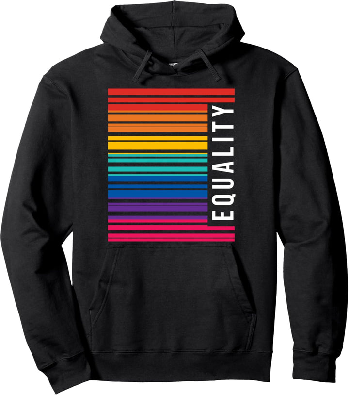 Equality LGBT Gay LGBTQ Pride Barcode Homosexuell CSD Pullover Hoodie