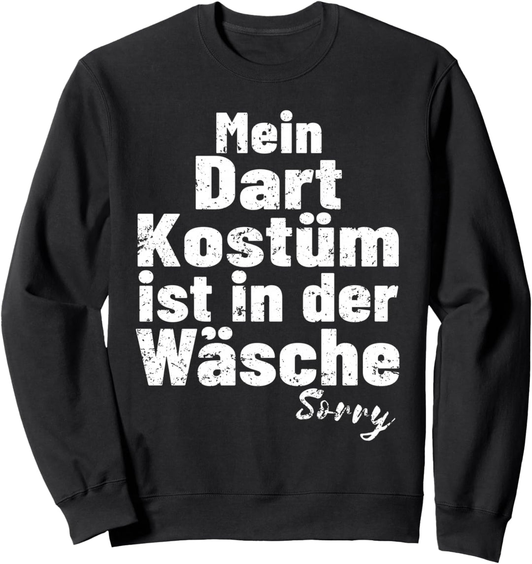 Darts Dart Kostüm In Der Wäsche lustiges Dart Sweatshirt