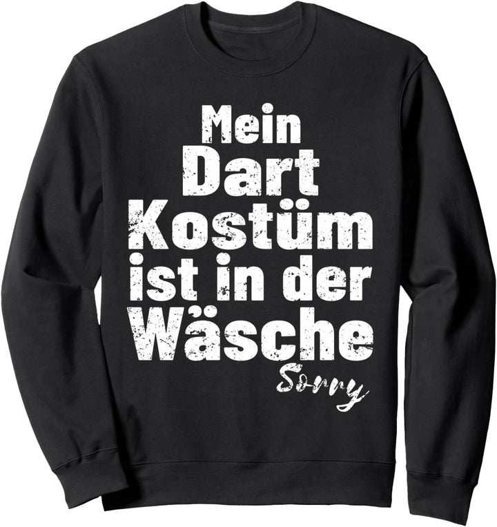 Darts Dart Kostüm In Der Wäsche lustiges Dart Sweatshirt