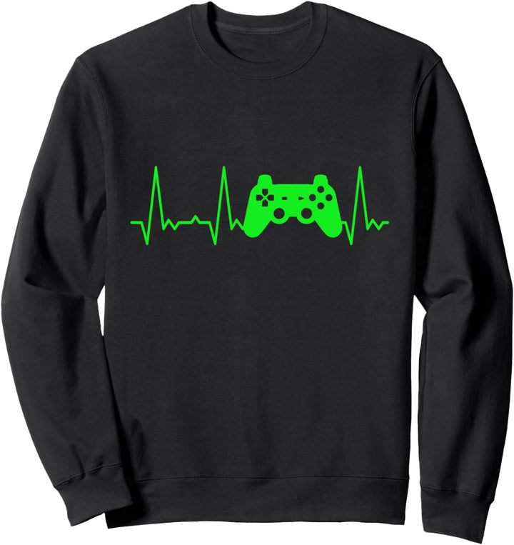 Herzschlag Game Controller Sweatshirt