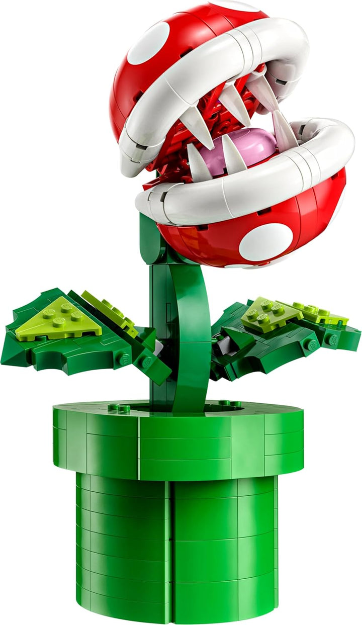 LEGO Super Mario 71426 Piranha-Pflanze, bewegliche Figur mit Röhre und 2 Teilen, Modell für Erwachse