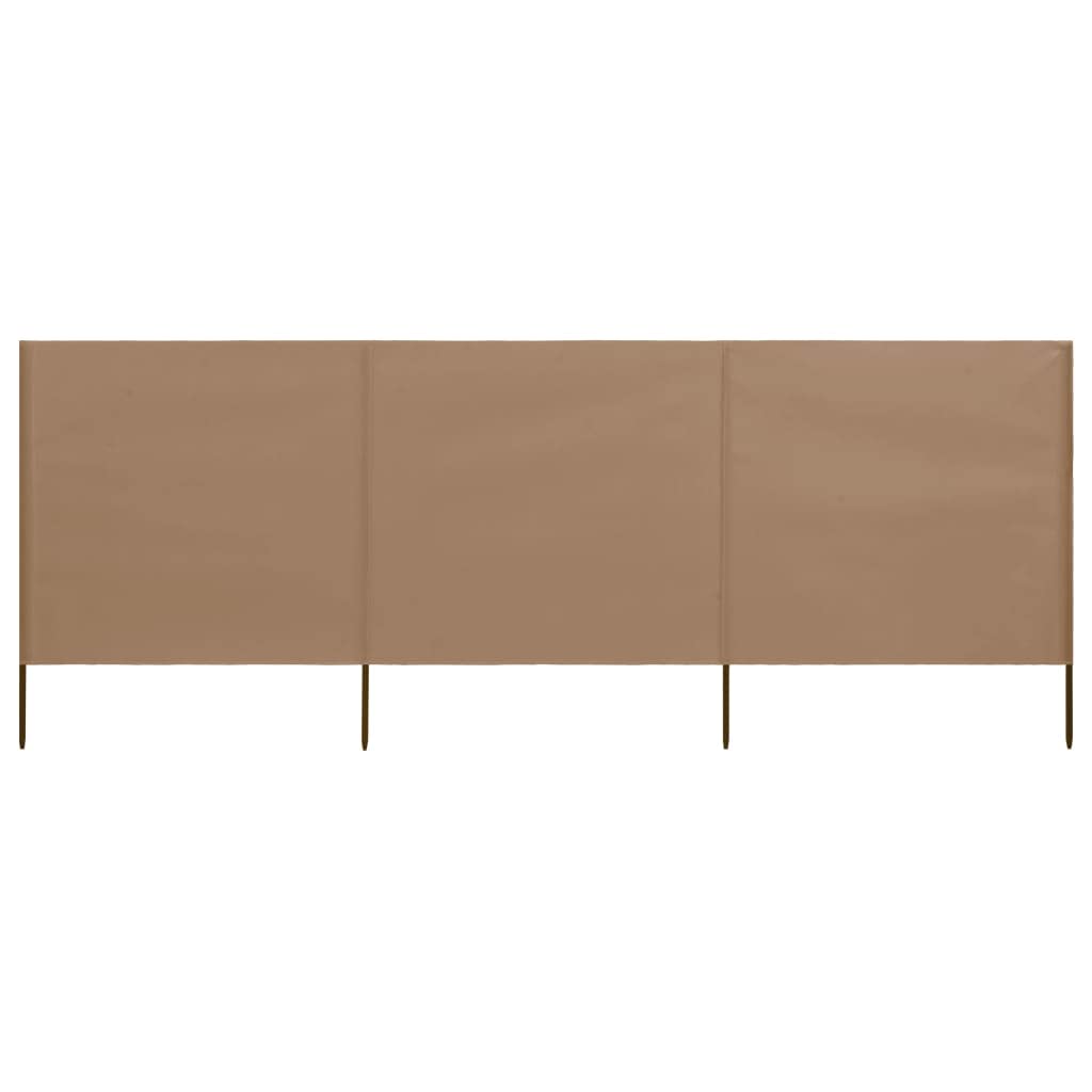Windschutzgewebe,Windschutz Sichtschutz Balkon,Sichtschutzzaun Taupe,400 x 160 cm 400 x 160 cm Taupe