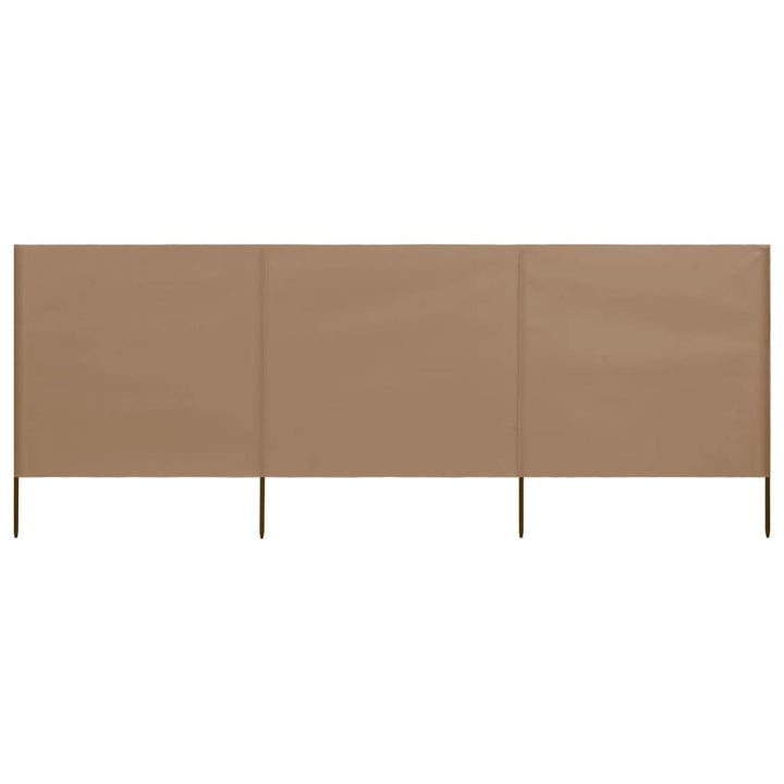 Windschutzgewebe,Windschutz Sichtschutz Balkon,Sichtschutzzaun Taupe,400 x 160 cm 400 x 160 cm Taupe