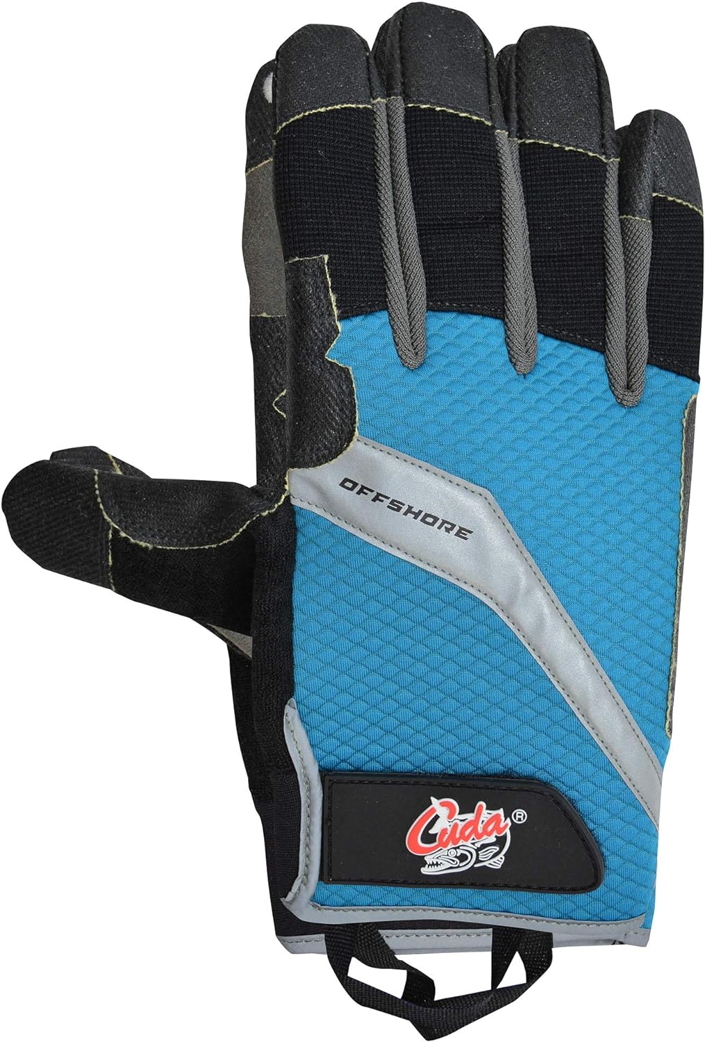 Cuda Fischerhandschuhe Offshore XL blau/schwarz, XL blau/schwarz