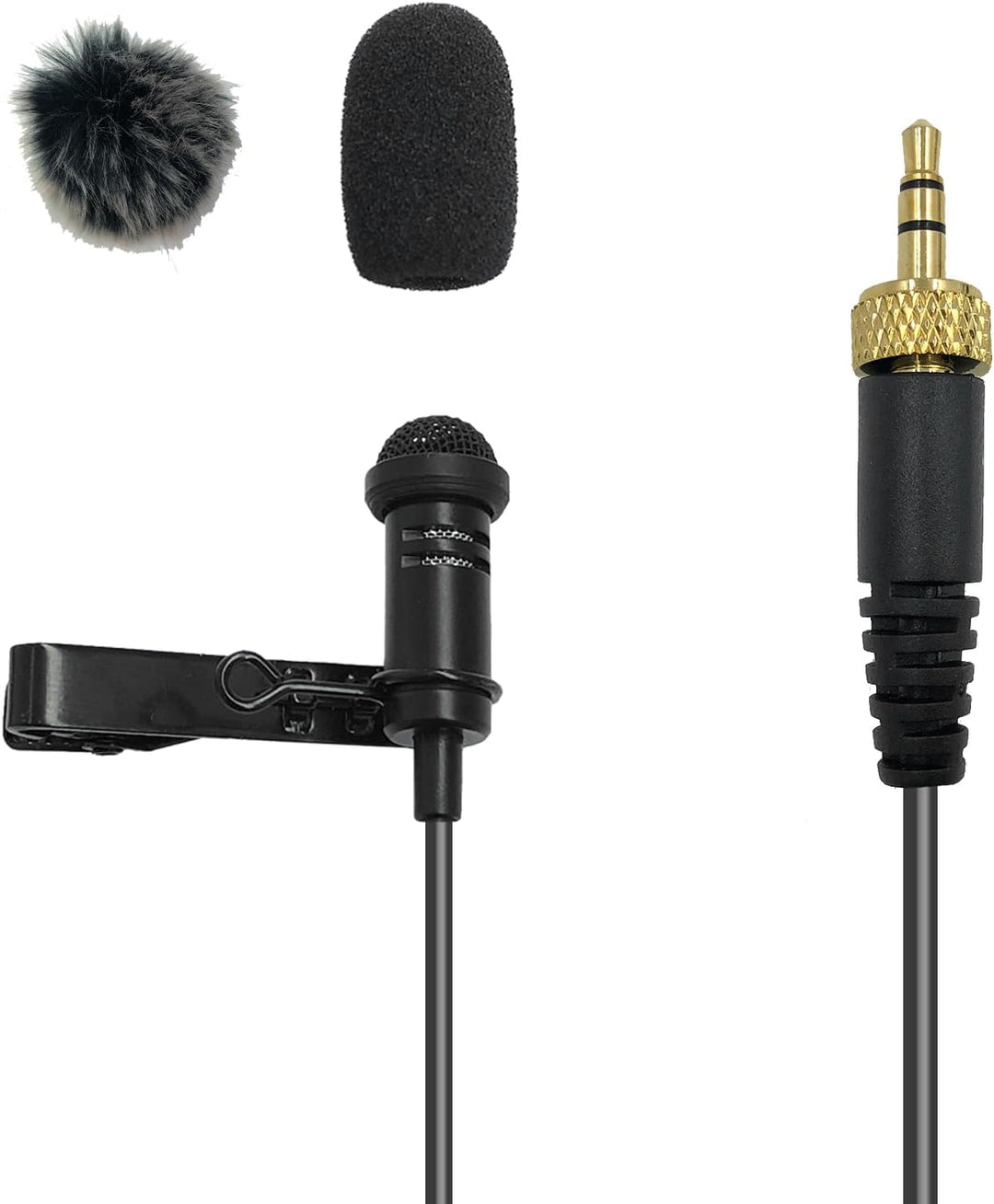 Lavalier-Ansteckmikrofon, omnidirektionales Kondensatormikrofon für Sennheiser Wireless Transmitter