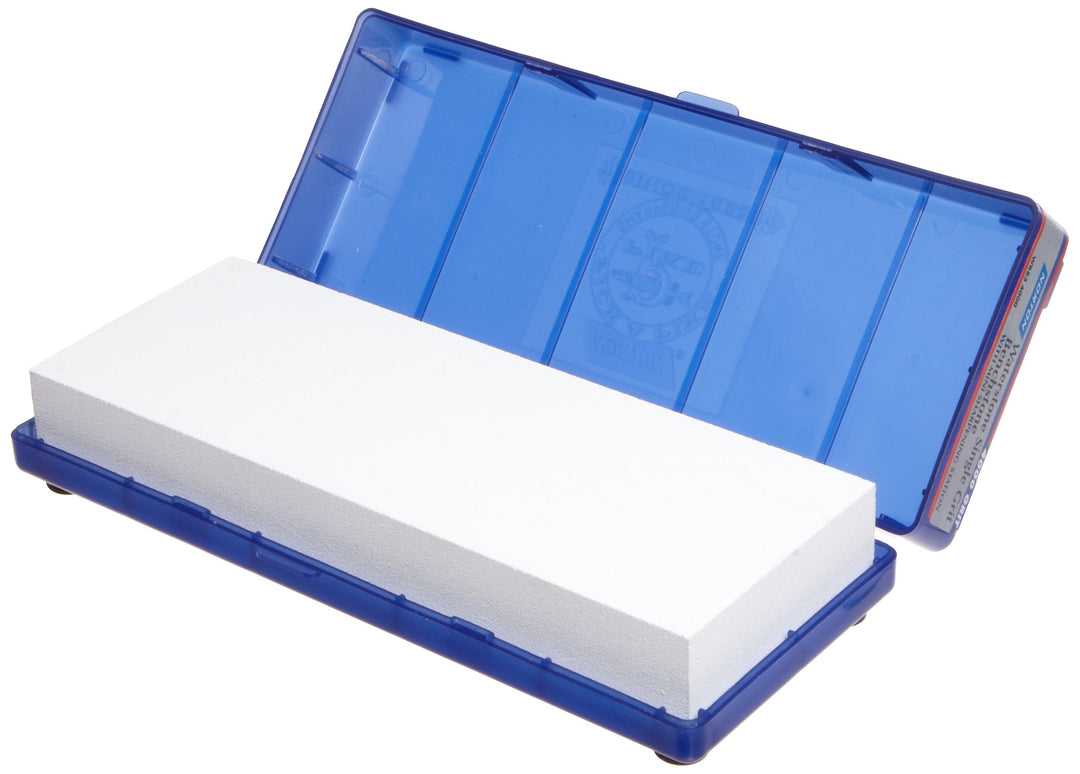 Norton Waterstone, 4000 grit, 1" x 3" x 8" in Blue Plastic Hinged Box by Norton Abrasives - St. Goba