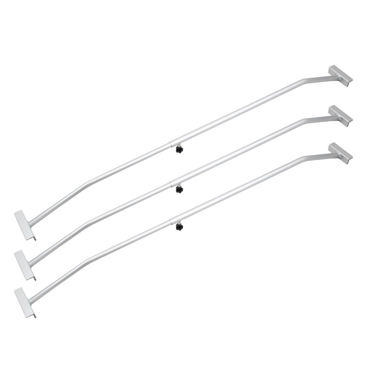 3er Set Anhänger Planenbügel Alu für Flachplanen PKW Anhänger Verstellbar 100-145 cm 3 Stück, 3 Stüc