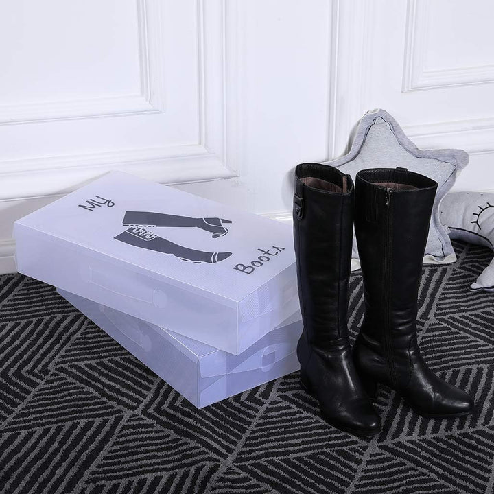 Schuhaufbewahrung Stiefelbox schuhkasten Stiefel 52x30x11cm, 5 St JLA191-5X