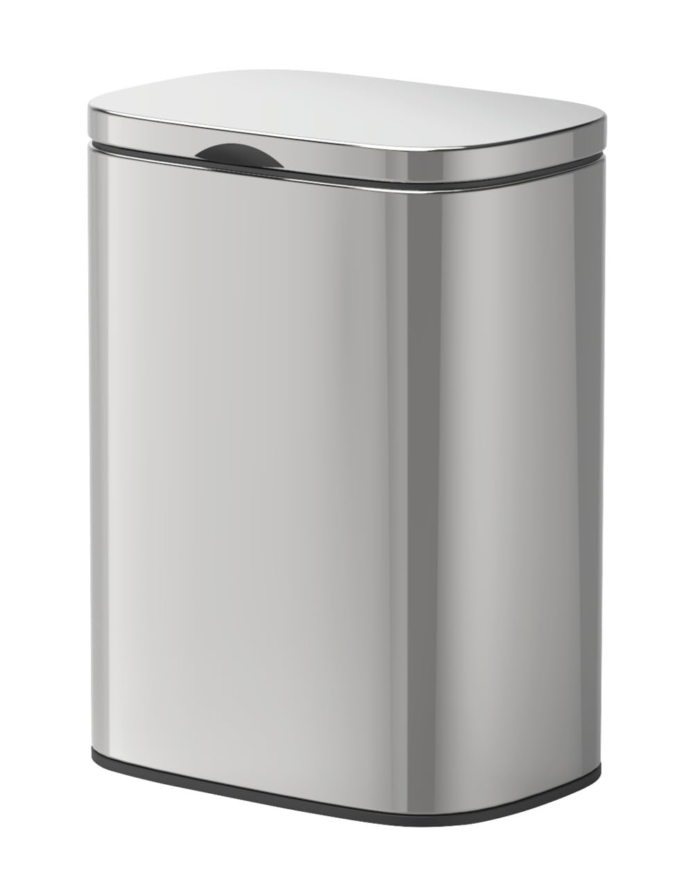 WENKO Wand-Kosmetikeimer Sare 5 Liter, Mülleimer mit Deckel und Easy-Close Absenkautomatik, Badezimm