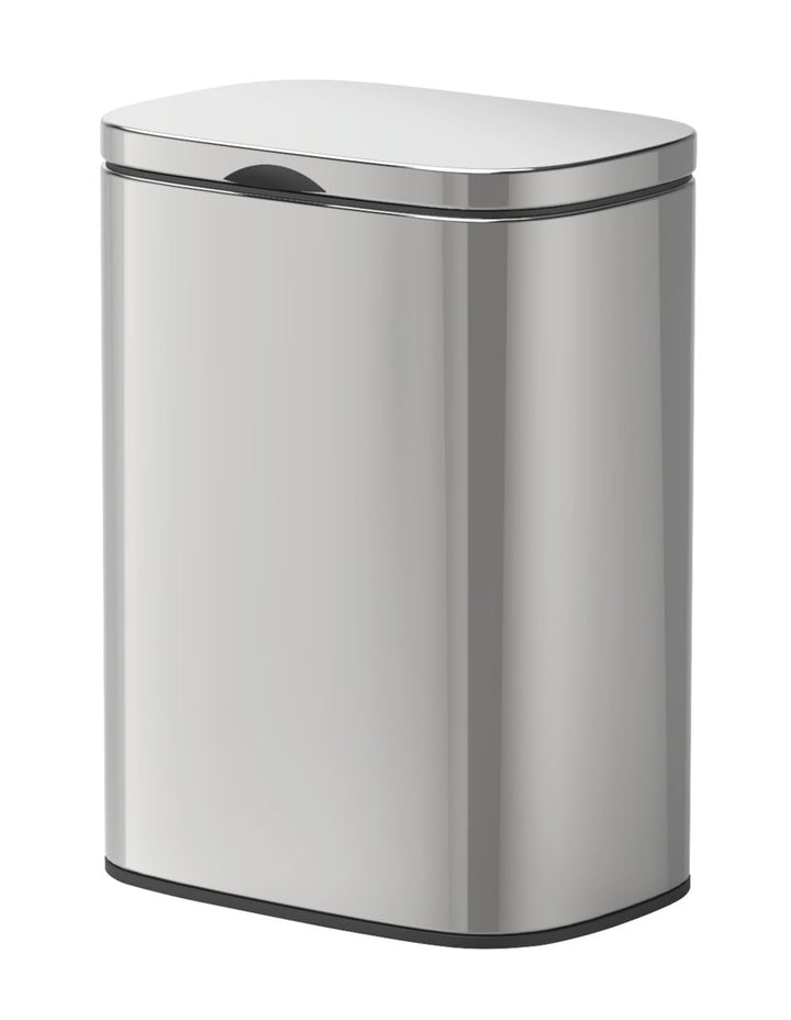 WENKO Wand-Kosmetikeimer Sare 5 Liter, Mülleimer mit Deckel und Easy-Close Absenkautomatik, Badezimm