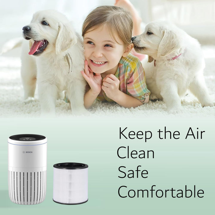 3-in-1 HEPA Filter Kompatibel mit Bosch Air 2000 / 2000i Luftreiniger, H13 True HEPA Ersatzfilter mi