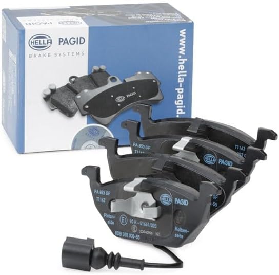 HELLA PAGID 8DB 355 008-551 Bremsbelagsatz - T1163 - Dicke/Stärke: 19.7mm - Bremssystem: Teves - mit