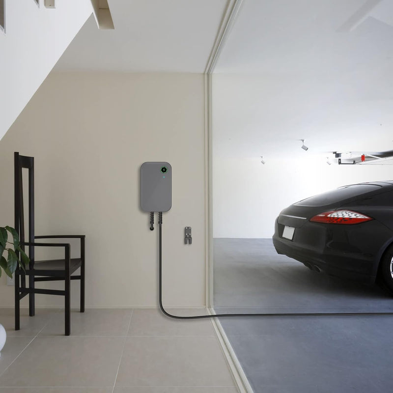 Teskee EV-Ladegerät Typ 2 Wallbox Home Smart EV Auto-Ladestation Elektrofahrzeug-Ladegerät mit Touch