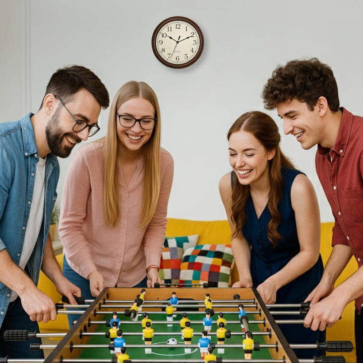 SereneLife Multifunktionstisch, Multigame Spieltisch – 4 in 1 mit Zubehör, Tischkicker, Billardtisch
