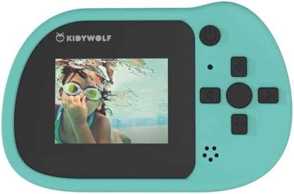 Appareil photo compact Kidywolf Kidycam Vert Bleu