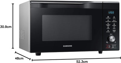 Samsung MC32K7055Ct/Ec Mikrowellenherd mit Grill, 32 L, Innenraum Keramik, HotBlast-Technologie und