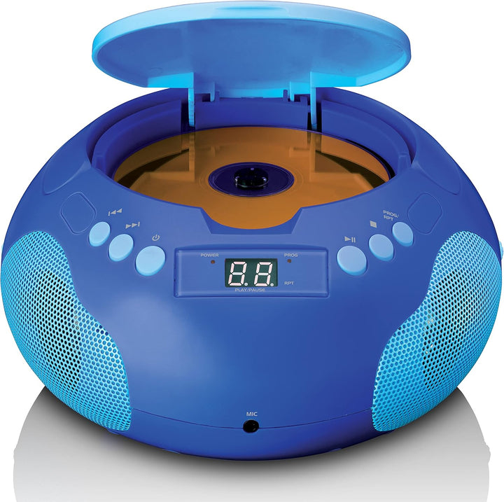 Lenco SCD-620 Kinder CD-Player - CD-Radio - mit Mikrofon - Karaoke Player - Titelspeicher - FM Empfä
