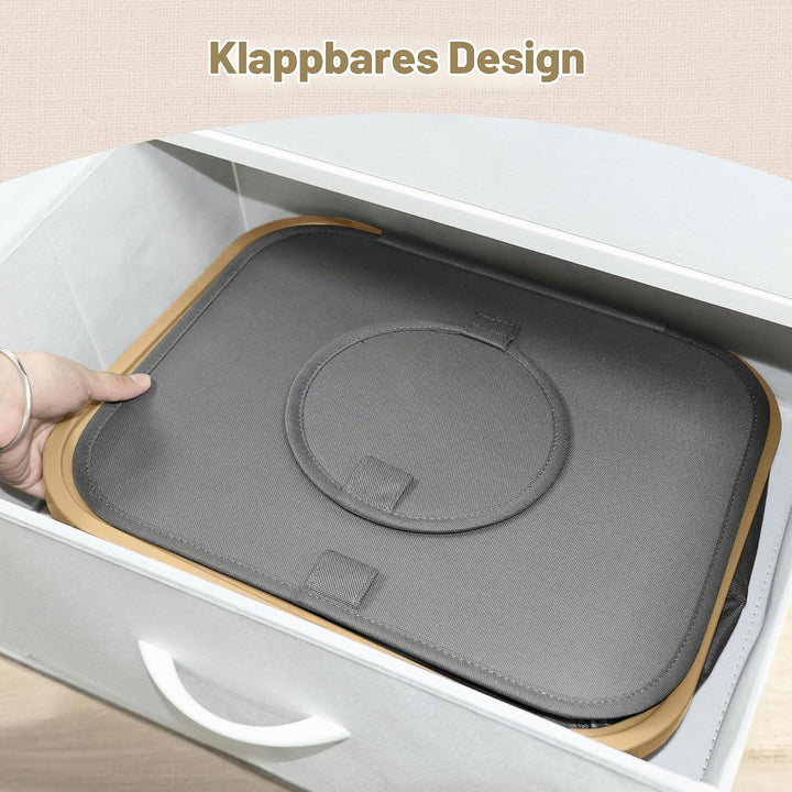 YOUDENOVA 100L Pfandflaschen Sammelbehälter mit Deckel, Geruchsdicht, Recyclingbehälter mit waschbar