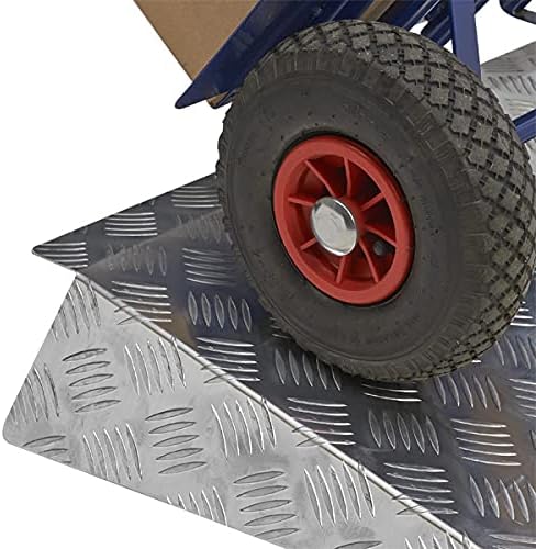 Türschwellenrampe Lang - Bei Höhenunterschieden von 6-9 cm einsetzbar - Totale Länge 60 cm Für Höhe