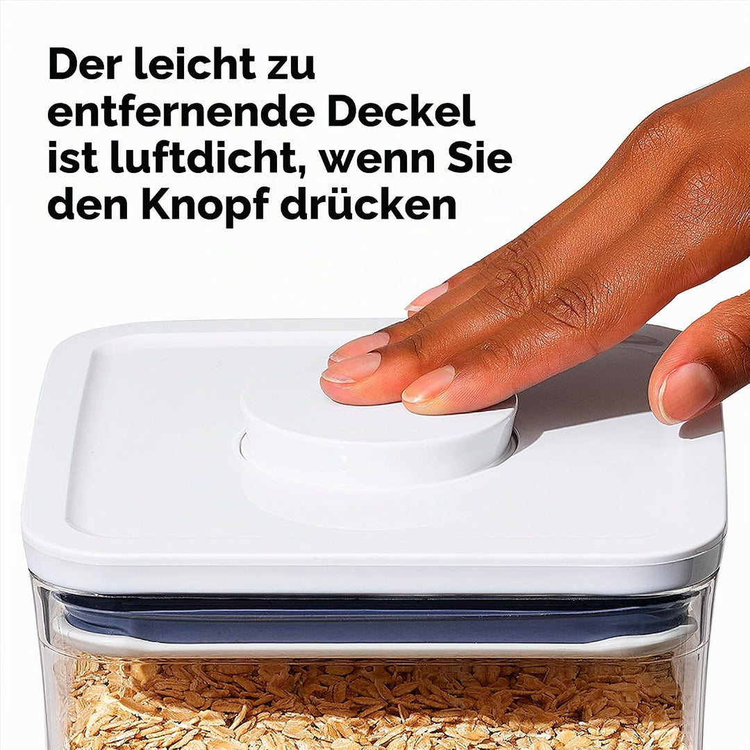 OXO 11235900 Good Grips Pop-Behälter-Set, 5-teilig, Kunststoff, weiss Container Set, Container Set