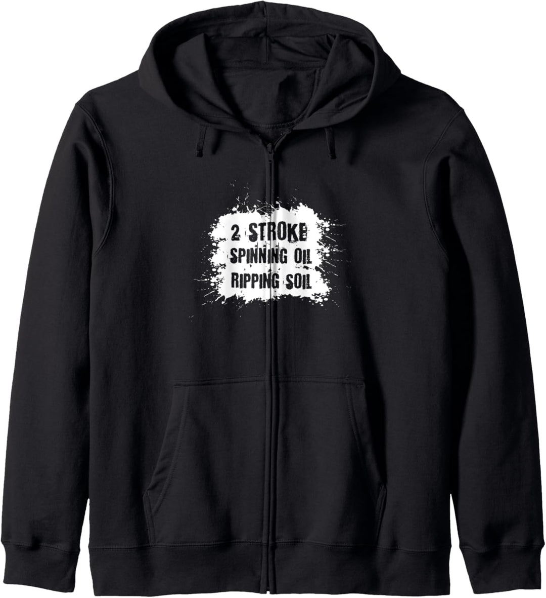 Dirt Bike 2 Stroke Spucken Öl Motocross Kapuzenjacke