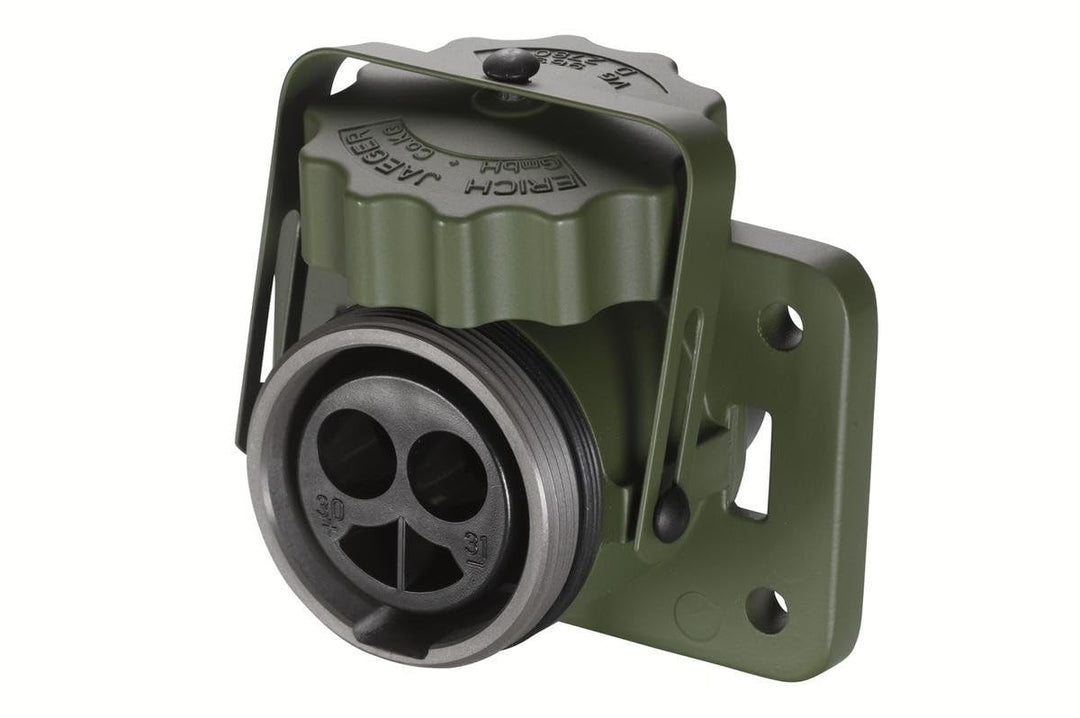 HELLA 8JB 001 935-051 Steckdose - 24V - 2-polig - Aluminium - nato-oliv