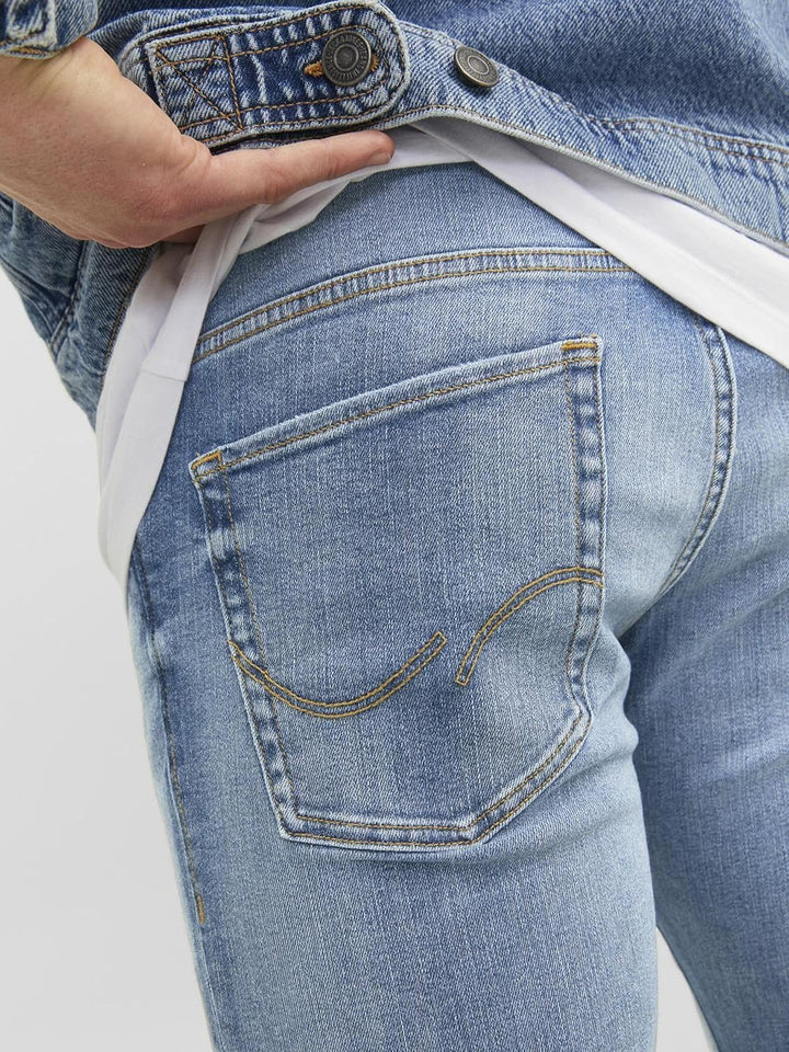 JACK & JONES Male Slim Fit Jeans JJIGLENN JJORIGINAL SBD 619 NOOS Slim Fit Jeans 36W / 32L Blue Deni