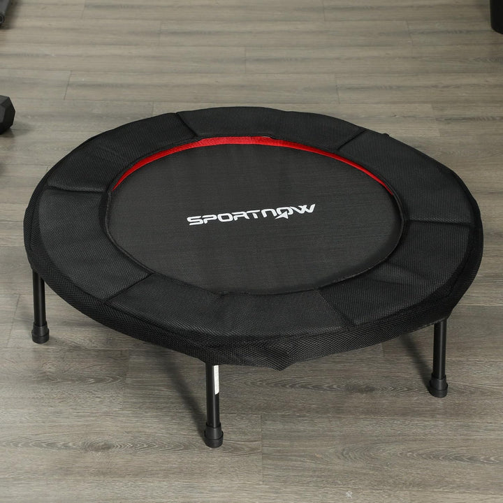 SPORTNOW Fitness-Trampolin, Ø 102 cm, Trainings-Trampolin mit rutschfesten Füssen, Stahlrahmen, Bela