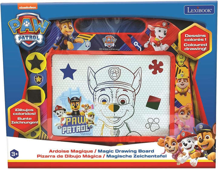 Lexibook Magische magnetische Paw Patrol Helfer auf vier Pfoten Zeichentafel, Magnettafel für Kinder