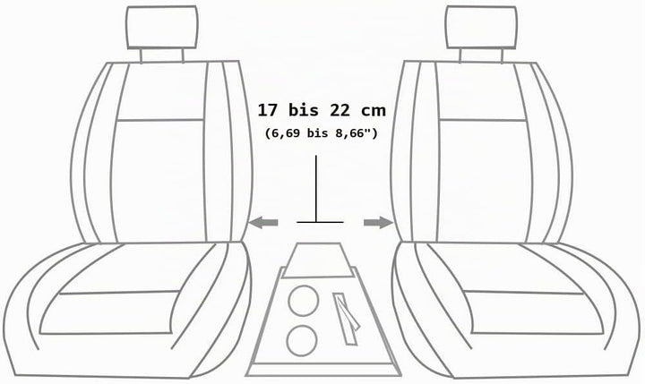 Universal Auto Armlehne Armlehne Mittelkonsole Aufbewahrungsbox Kunstleder Getr?nkehalter Schwarz