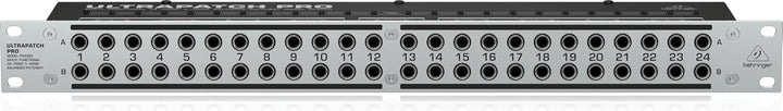 Behringer ULTRAPATCH PRO PX3000 Multifunktionales 48-Punkt 3-Mode Balanced Patchbay Single, Single