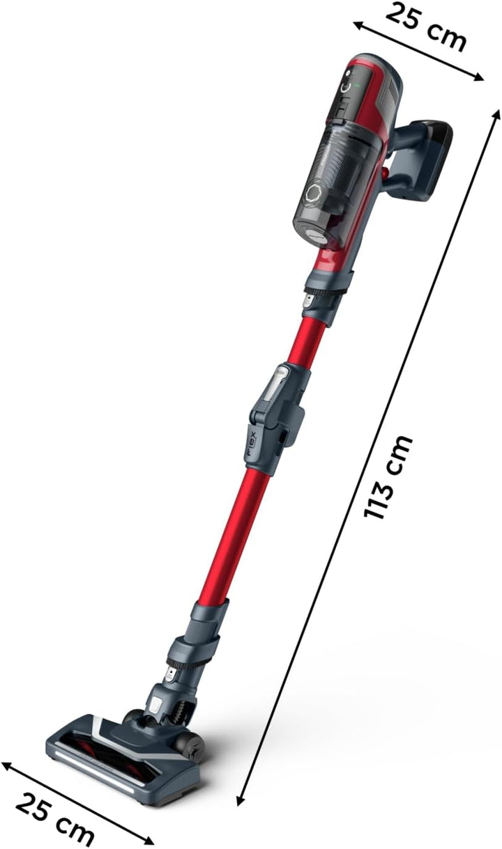 Rowenta X-Pert 6.60 Akku-Stielstaubsauger, Tier-Zubehör, LED-Display, Flex-Gelenk, 100W, herausnehmb