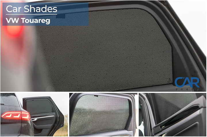 Satz Car Shades (Hintertüren) kompatibel mit Volkswagen Touareg 2018- (2-teilig)
