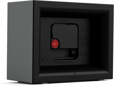 NEWGATE® 'Henry' Kaminuhr - Moderne rechteckige LED-Uhr in Grau, ideal für Schreibtische, Tische, Re