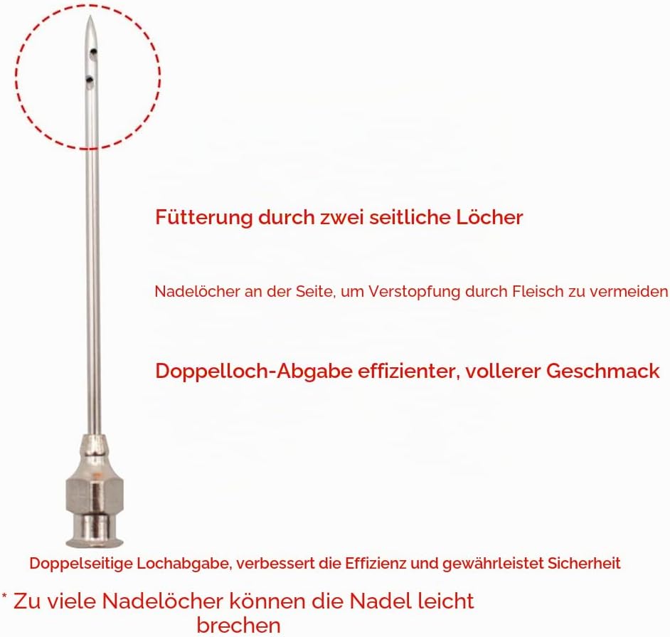 Marinierspritze für die Küche, Lebensmittel Spritze, Aroma Injektor, Elektrische Salzlösungen Einspr